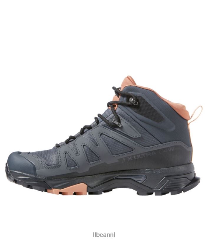 L.L.Bean vrouwen salomon x ultra 4 gore tex wandelschoenen ebbenhout/mokkamousse/amandelcrème schoenen VT0641099