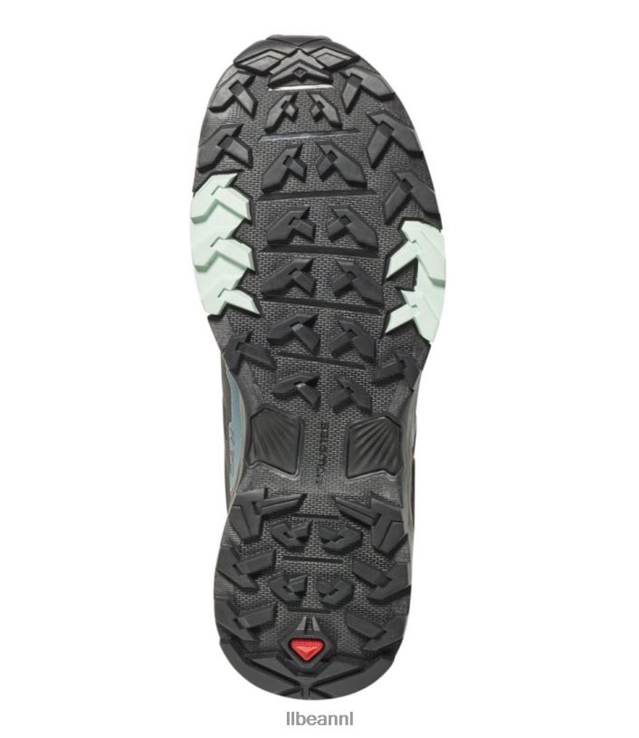 L.L.Bean vrouwen salomon x ultra 4 gore tex wandelschoenen zwart/stormachtig weer/opaalblauw schoenen VT0641207