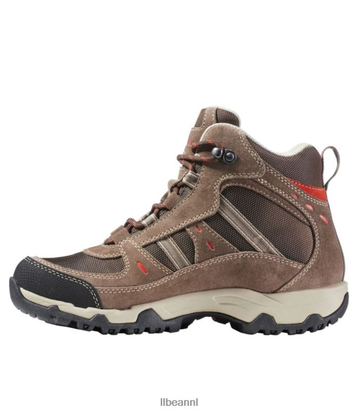 L.L.Bean vrouwen trailmodel 4 wandelschoenen donker cement/bruin schoenen VT0641030
