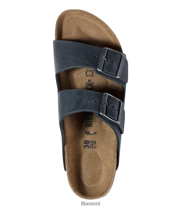 L.L.Bean vrouwen Birkenstock Arizona sandalen zwart schoenen VT0643760