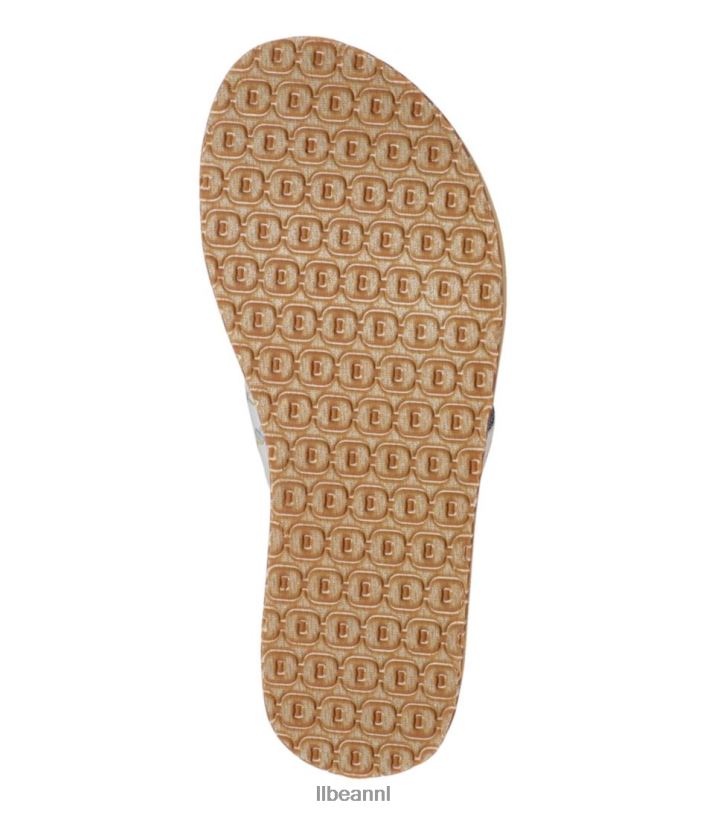 L.L.Bean vrouwen Maine Isle-slippers papierwitte kreeft schoenen VT0643751