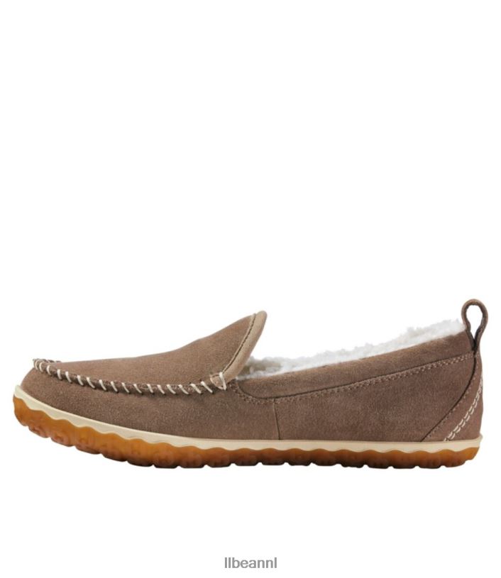 L.L.Bean vrouwen berg pantoffels licht palissander schoenen VT0645161