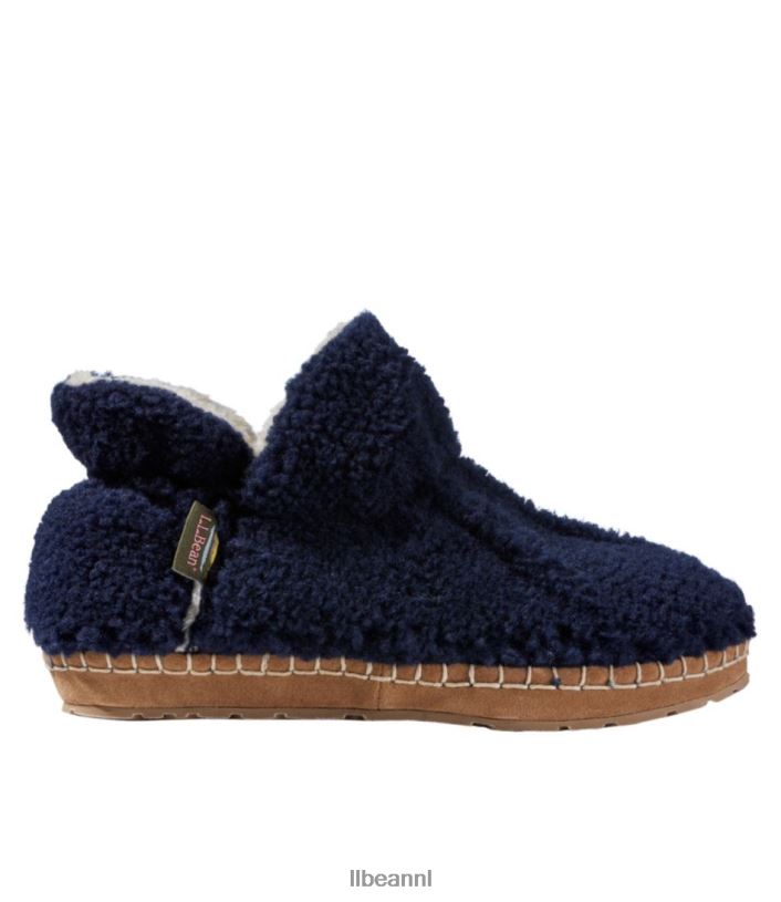 L.L.Bean vrouwen gezellige pantoffels heldere marine schoenen VT0643745
