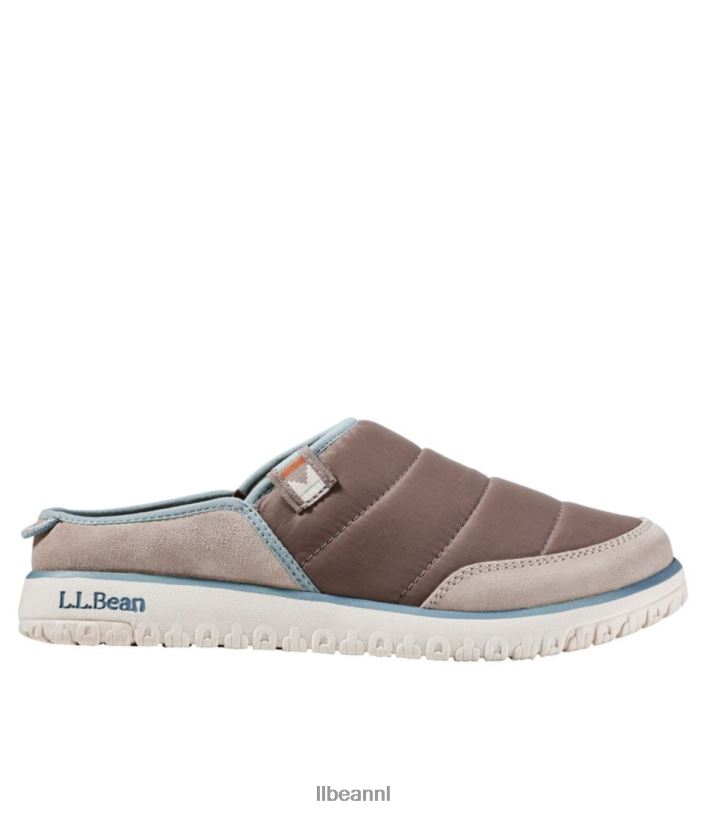 L.L.Bean vrouwen klassieke gewatteerde bergdia\'s grijs berken/taupe bruin schoenen VT0645194