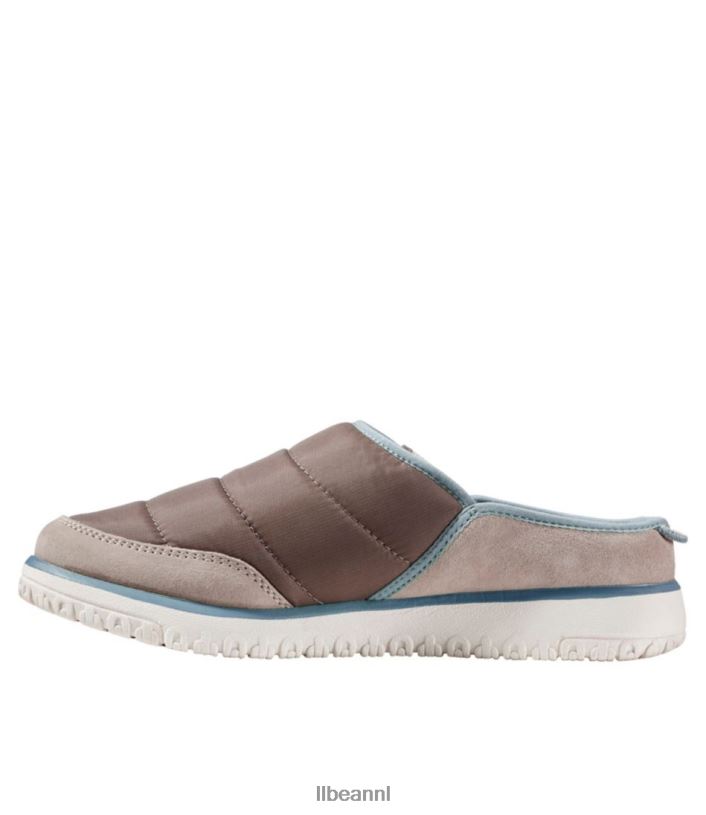 L.L.Bean vrouwen klassieke gewatteerde bergdia\'s grijs berken/taupe bruin schoenen VT0645194