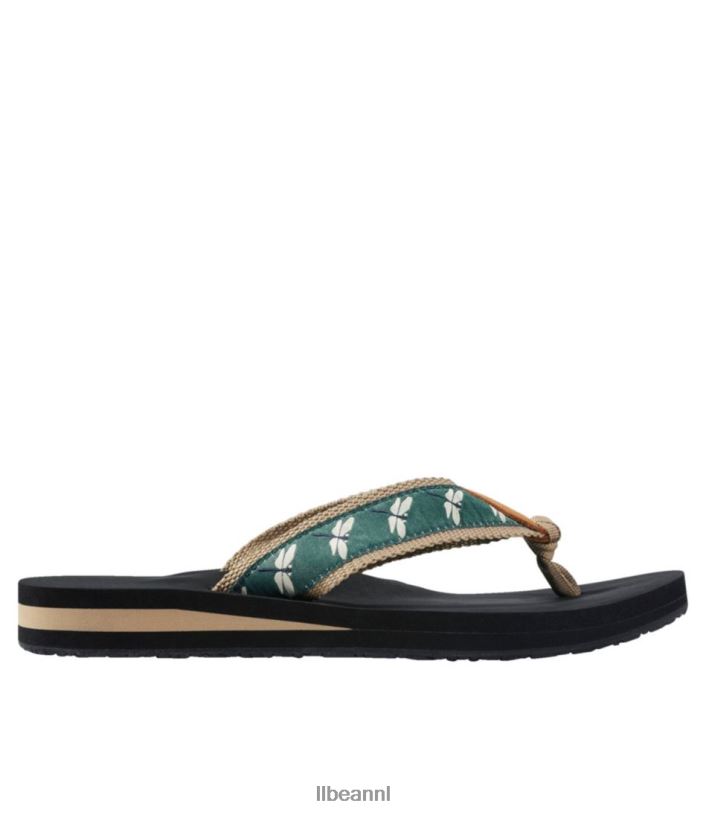 L.L.Bean vrouwen originele Maine Isle-slippers libel/den schoenen VT0646694