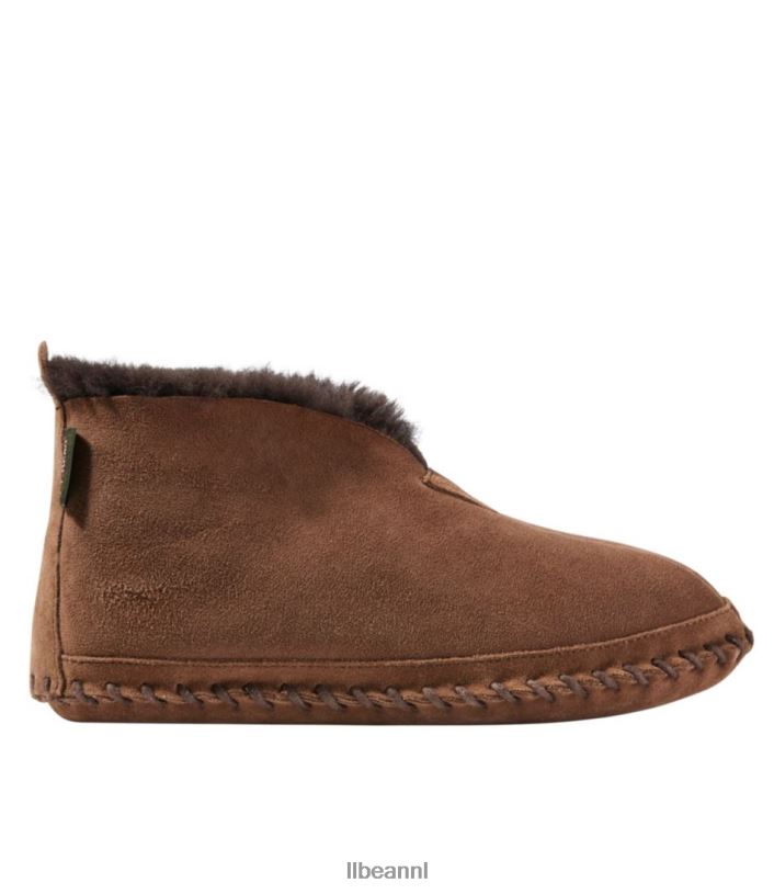 L.L.Bean vrouwen slechte goede pantoffels chocolade bruin schoenen VT0643742