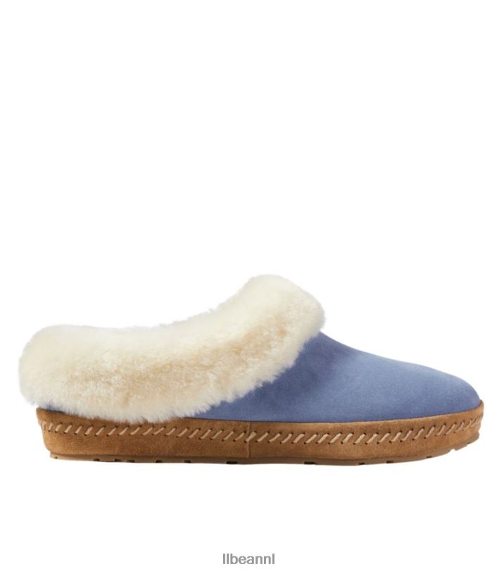 L.L.Bean vrouwen slechte goede pantoffels houtskoolblauw schoenen VT064961