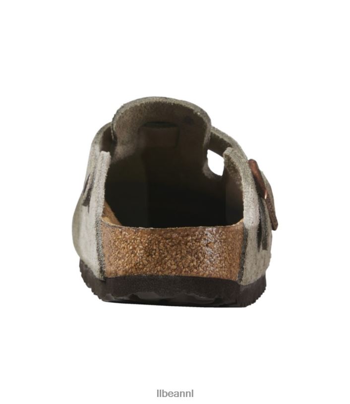 L.L.Bean vrouwen Boston klompen van Birkenstock taupe schoenen VT0645200