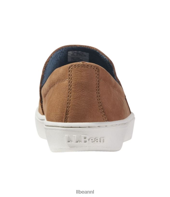 L.L.Bean vrouwen Eco Bay leren instappers leisteen/koel zeeblauw schoenen VT0645182