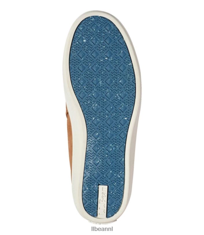 L.L.Bean vrouwen Eco Bay leren instappers leisteen/koel zeeblauw schoenen VT0645182