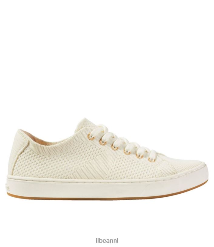 L.L.Bean vrouwen eco-bay gebreide sneakers papierwit schoenen VT0645206