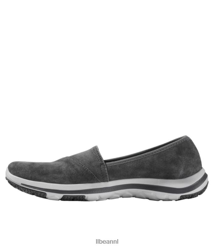 L.L.Bean vrouwen stretch slip-ons aan de achterkant loden schoenen VT0645158