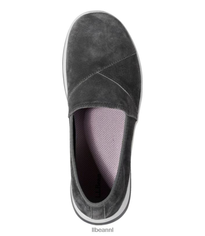 L.L.Bean vrouwen stretch slip-ons aan de achterkant loden schoenen VT0645158