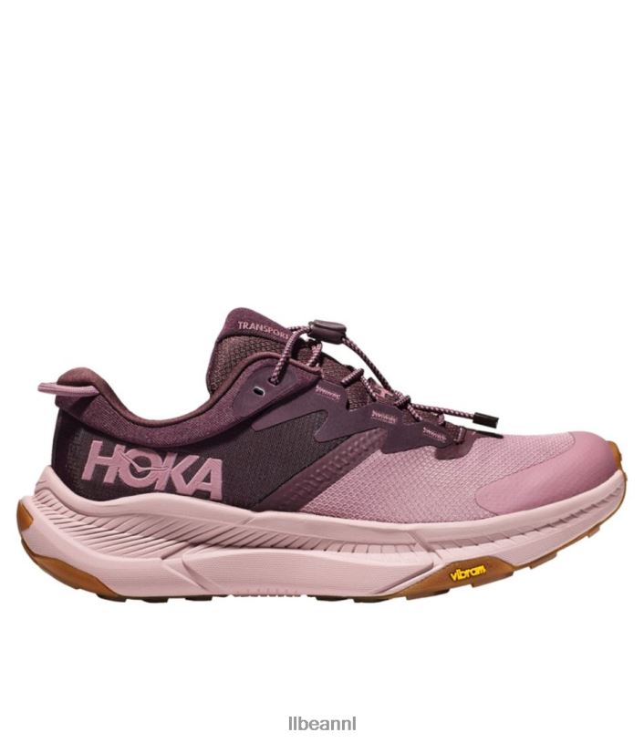 L.L.Bean vrouwen hoka transportschoenen rozijn / weemoedig mauve schoenen VT0641018