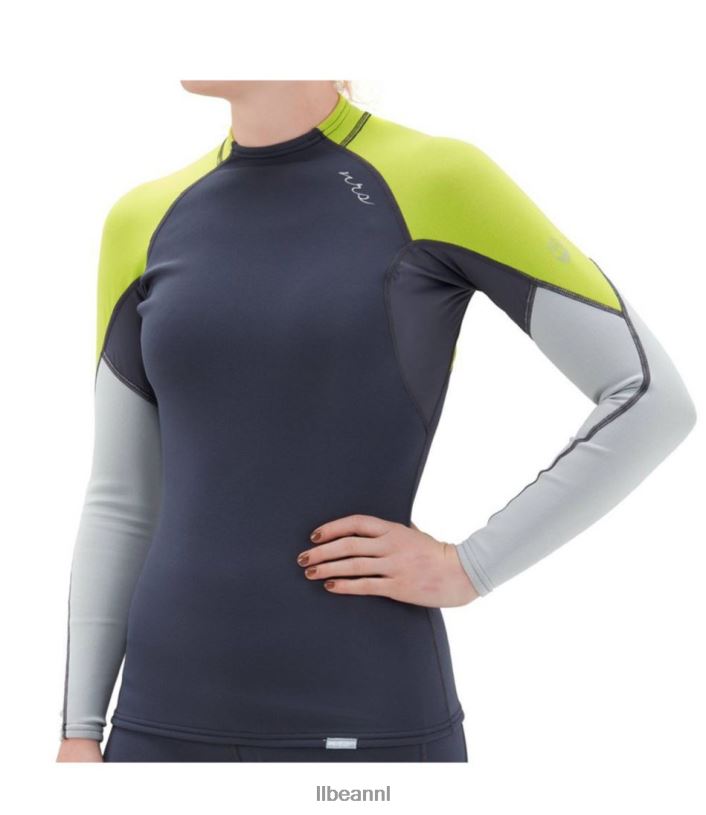 L.L.Bean vrouwen nrs hydroskin 0,5 mm overhemd Poseidon watersport VT0641831
